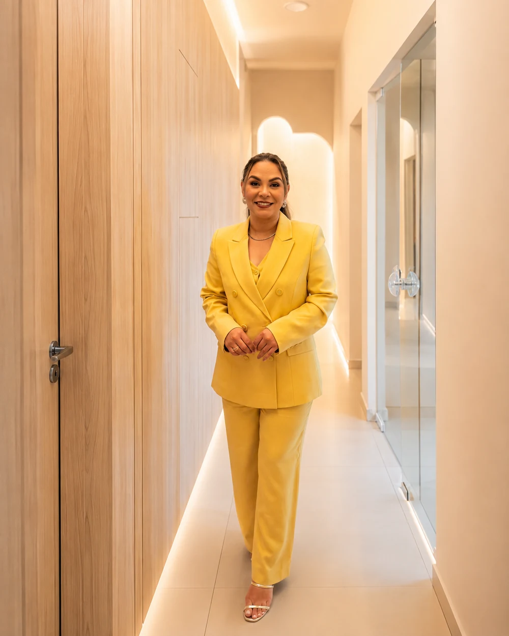 Dra. Ayla, profissional de estética da Clínica Ayla Paz